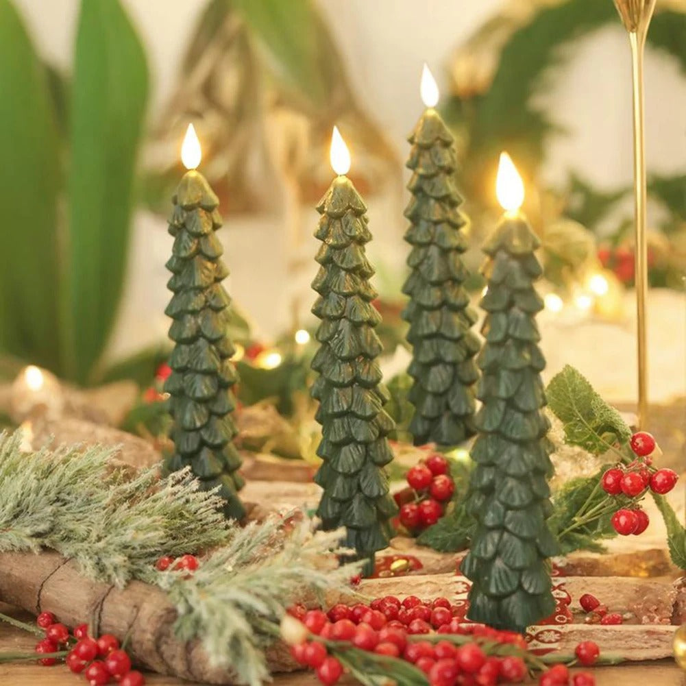 Flameless Christmas Tree Candles